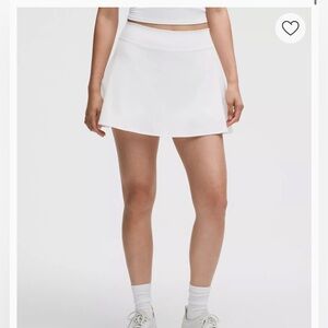 Lululemon Lightweight High-Rise Tennis Skirt White Size 6